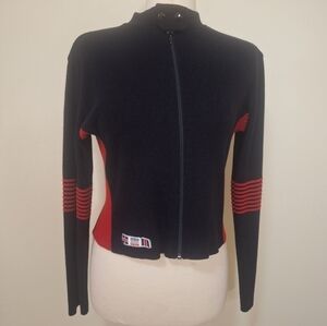 Vintage Daniel Hechter Sport zip Knit sweater SZ M
